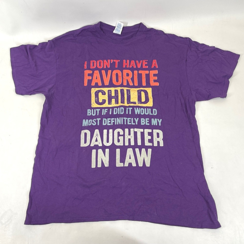 Delta Pro Weight Single Stitch Purple Child Daughter In Law Graphic T Shirt XL
